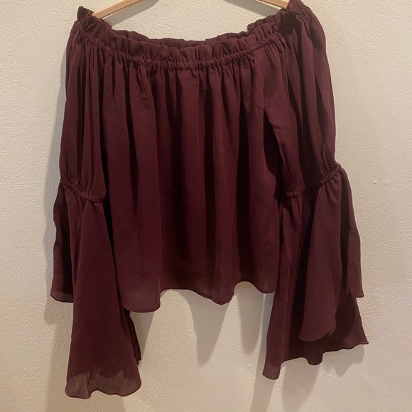 Charlotte Russe Tops - OTS Maroon Top